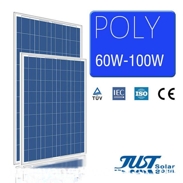 60W Panneau solaire poly avec Ce, Certificats TUV